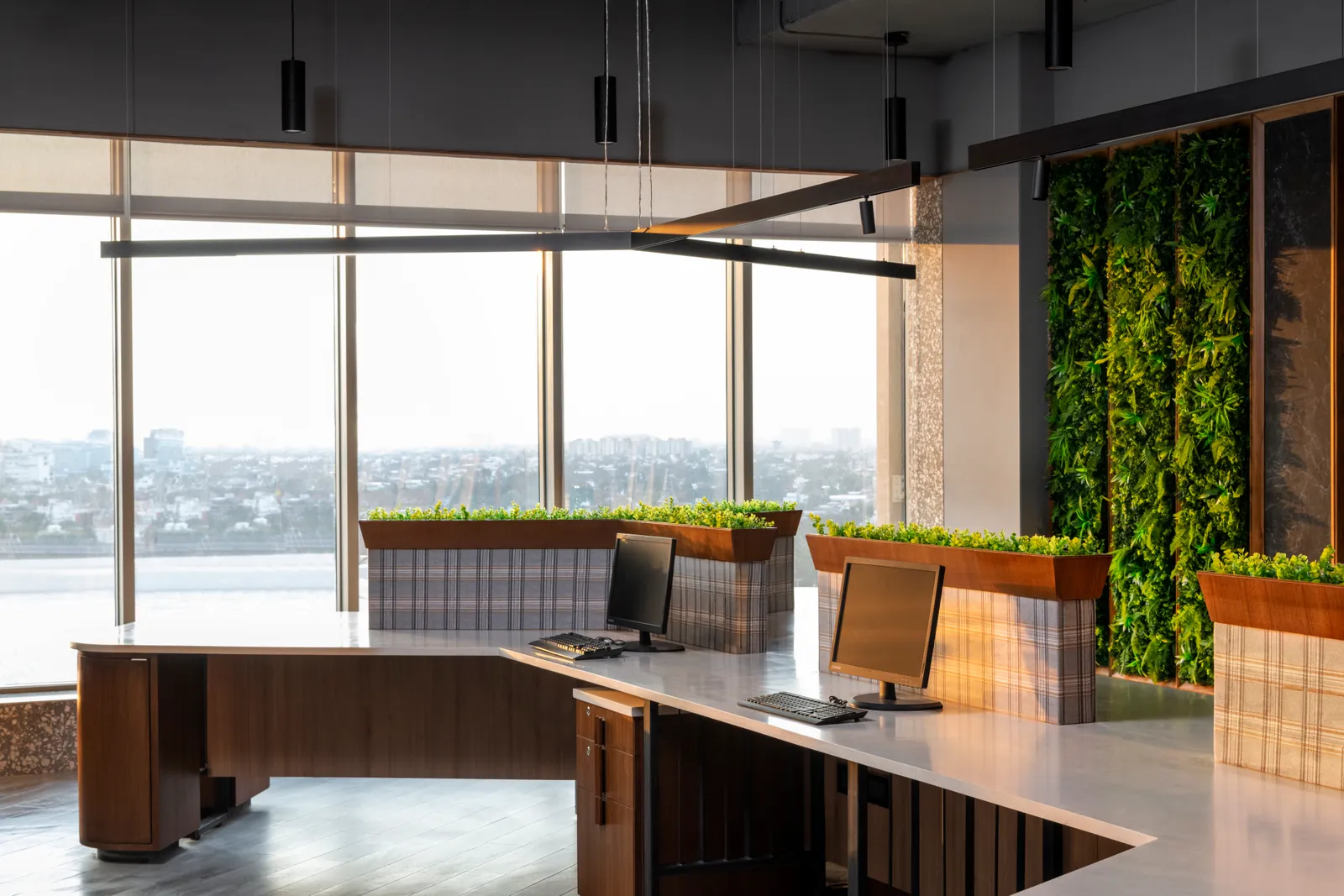 Open workspace overlooking Sector V, Kolkata